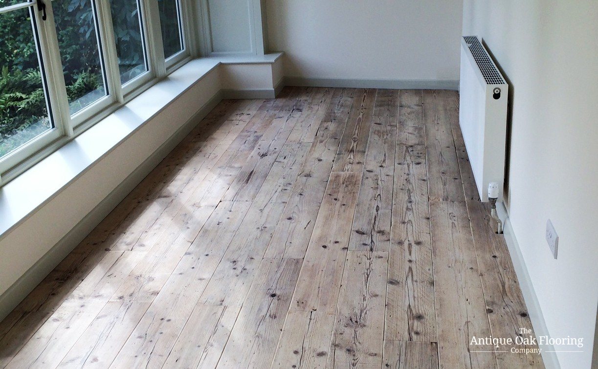 Reclaimed Flooring Driftwood-Spar Pine installed