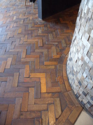 Reclaimed Flooring - English Oak Parquet - uneven