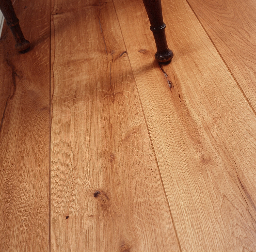 Reclaimed Flooring - French Oak Long Board - Solid Wood