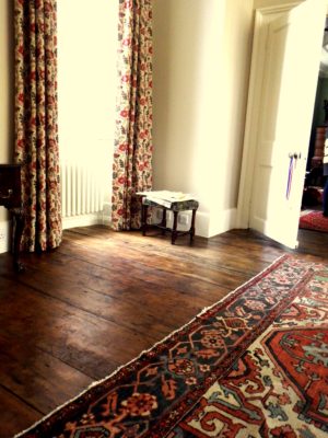 Reclaimed Flooring - Georgian Floorboard - dark oiled