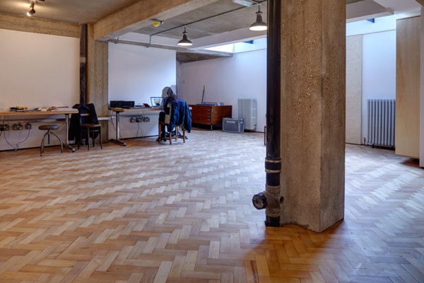 Reclaimed Flooring - English Beech Parquet - Office