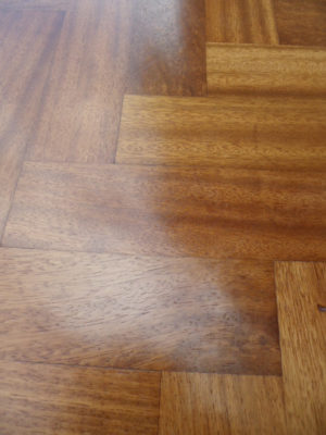 Reclaimed Flooring - Sapele Mahogany Parquet - detail