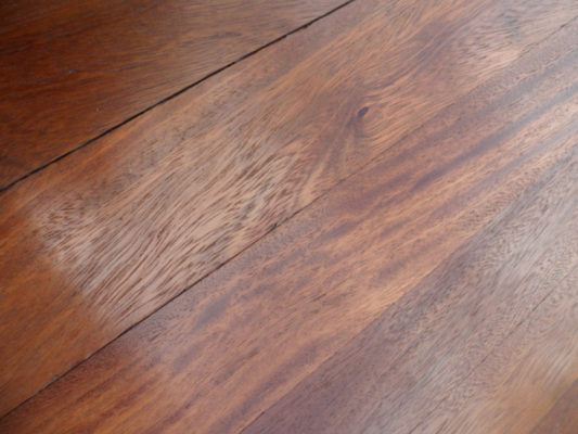 Reclaimed Flooring - Iroko Hardwood Strip - detail
