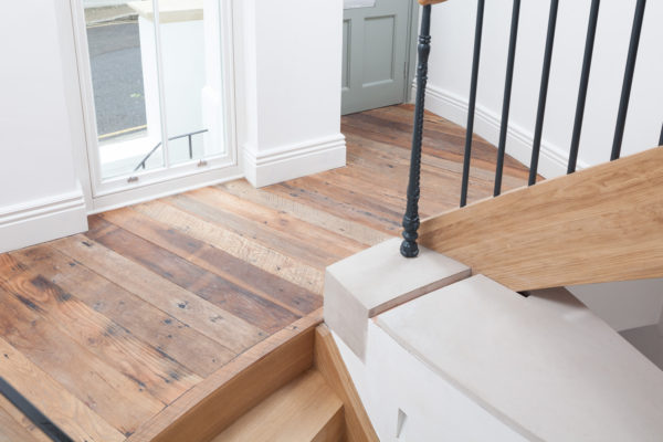 Reclaimed Flooring - Mississippi Oak Sanded - Stairs
